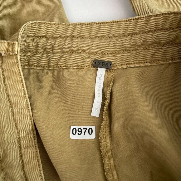 YFB Young Fabulous & Broke Baggy Klem Cargo Pants Hi-Rise Willow Pigment Women S - Picture 4 of 13